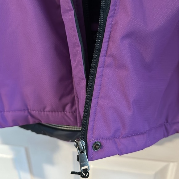 NWOT Women’s Wantdo Lined Purple Poly Waterproof Detachable Hood Ski Jacket - Picture 4 of 11